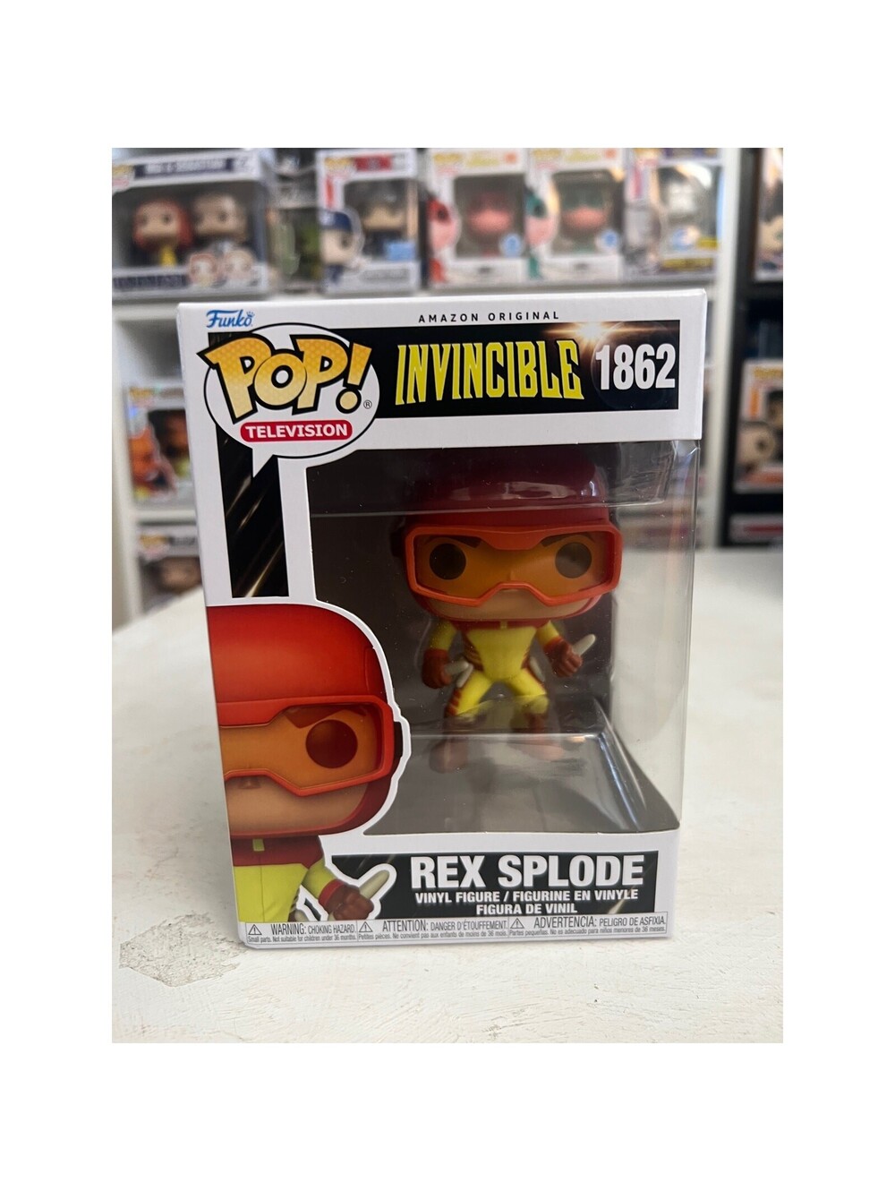 Rex Splode Funko Pop #1862 Invincible Television Comic Books Animation TV Shows